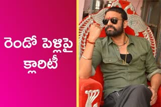 Hero Sumanth Clarification About His Re-Marriage Rumours