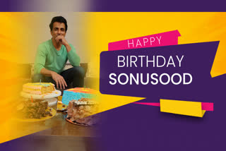 Sonu Sood celebrates birthday by cutting cake