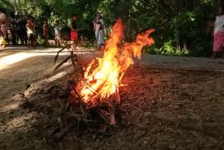 Tensed situation in Chintamonigarh, teok