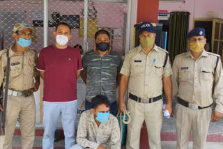 Ramnagar police arrested an accused