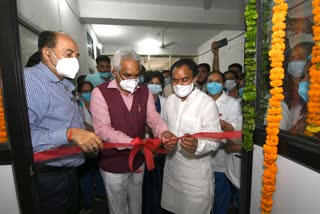 health-minister-dhan-singh-rawat-inaugurated-rtpcr-lab-in-haridwar