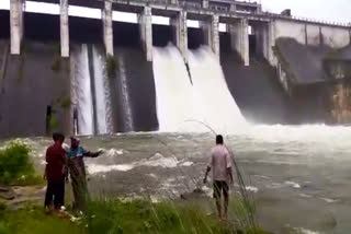 Dam opened after heavy rain