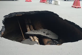 pit under iit flyover road