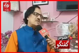 ek shayar: famous urdu poet anjum barabankvi special talk with etv bharat urdu in bhopal