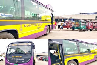 Electric buses are not getting ride at Patna airport