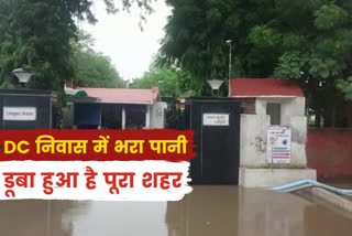 narnaul DC house waterlogging