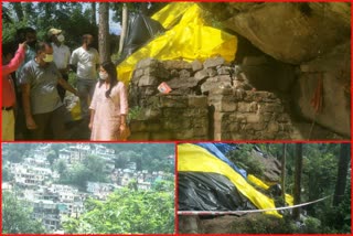 25-houses-were-evacuated-due-to-the-fear-of-rock-slipping-in-mandi