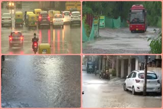 दिल्ली के कई इलाकों में हुई झमाझम बारिश