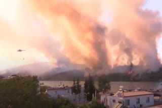 Wildfires ravage several parts of Turkey