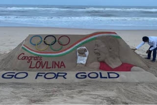 Go For Gold! Odisha Sand Artist Sudarsan Pattnaik Wishes Boxer Lovlina Borgohain