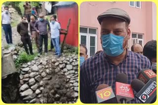 ایڈیشنل ڈپٹی کمشنر ترال کا سیلاب متاثرہ علاقوں کا دورہ