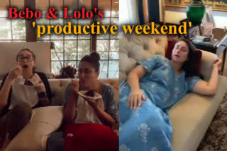 'productive weekend' with Karisma Kapoor