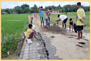 ATTSA making a bridge at Moran