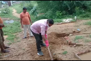 جےپور: بارش سے قبروں کو نقصان پہنچا