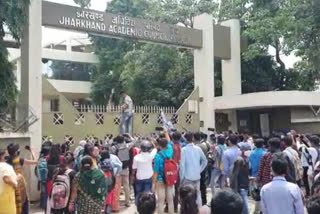 students ruckus in JAC office