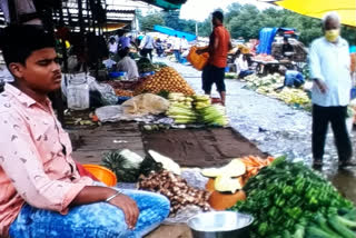 Vegetable prices fall due to heavy rains