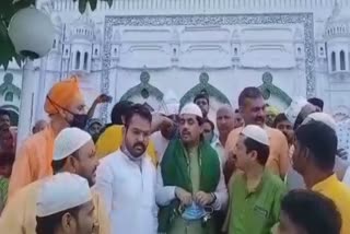 bihar minister shahnawaz hussain visit deva sharif in barabanki