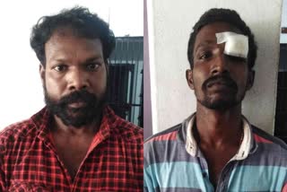 Two youth arrested at kadinamkulam  യുവാവിനെ കുത്തി പരിക്കേൽപ്പിച്ചു  തിരുവനന്തപുരത്ത് രണ്ട് പേർ അറസ്‌റ്റിൽ  യുവാവിന് നേരേ ആക്രമ