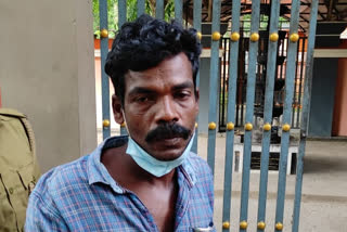 Police arrested young man  young man arrested in connection with the theft at kudavoor kaippilly temple  കൈപ്പള്ളി മാടൻനട ക്ഷേത്രത്തിൽ മോഷണം  ക്ഷേത്രത്തിൽ മോഷണം, പ്രതി പിടിയിൽ