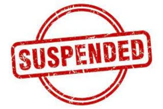 telangana, SI suspended