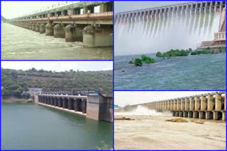 water flow is gradually decreasing for reservoirs