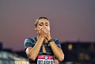 McLaughlin wins hurdles gold, sets world record