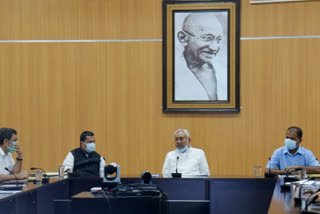 CM nitish review meeting with road construction department in patna