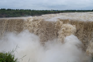 Amazing view of Poorva Waterfall