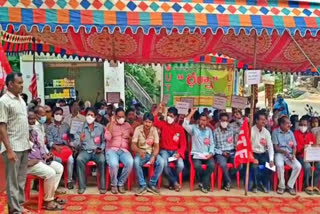 tribal teachers protest