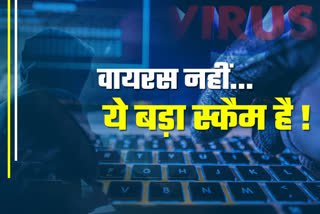 Cyber fraud in the name of computer virus