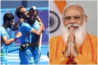 President ramnath kovind, pm narendra modi ajit pawar reacts as India wins an Olympic medal in Hockey
