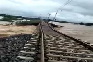 track washed away in gwalior
