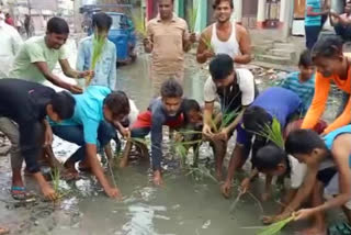 water logging in darbhanga bihar