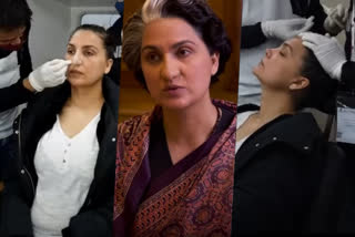 Lara Dutta transformation as Indira Gandhi in Bell bottom