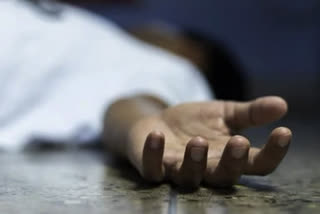 An unknown person dead body