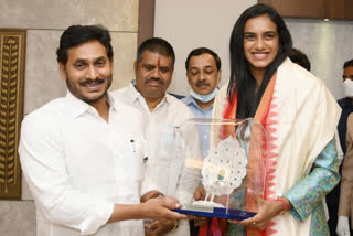 PV sindhu meet cm jagan