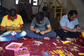 Special child are preparing Rakhi for rakhi festival in Kullu