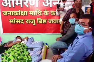abgl leader s p sharma continues hunger strike in demand of separate gorkhaland