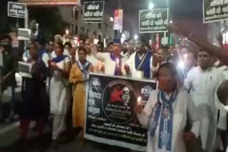 دہلی جنسی زیادتی معاملہ: سہارنپور میں بھیم آرمی کا کینڈل مارچ