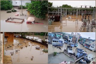 flood in etawah khatoli, flood in sangod