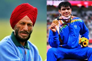Niraj chopra olympic medal dedicated to flying sikh milkha singh