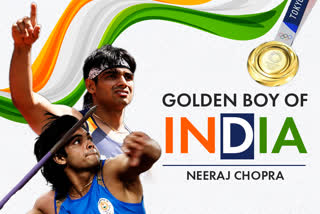 Neeraj Chopra  भाला फेंक एथलीट  एथलीट नीरज चोपड़ा  टोक्यो ओलंपिक 2020  स्वर्ण पदक  Gold Medal  Tokyo Olympics  व्यक्तिगत स्पर्धा