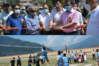 Dc Doda inuagruated volleyball tournament at Sports Stadium