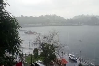 उदयपुर में बारिश, rain in udaipur