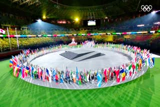 India closing ceremony Tokyo Olympics  Tokyo Olympics 2020  bright future  promise of bright future  टोक्यो ओलंपिक 2020  टोक्यो ओलंपिक का समापन  क्लोजिंग सेरेमनी