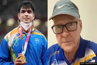 Tokyo Olympics  Klaus Bartonietz  Neeraj Chopra  Olympic gold  Athletics  Javelin throw  നീരജ് ചോപ്ര  ടോക്കിയോ ഒളിമ്പിക്സ് 2020  ടോക്കിയോ ഒളിമ്പിക്സ് വാര്‍ത്തകള്‍  ഒളിമ്പിക്സ് വാര്‍ത്തകള്‍ 2020