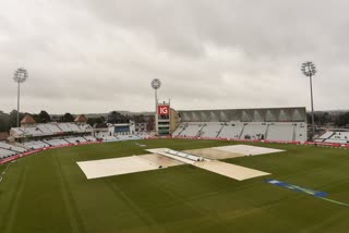 India vs England  ഇന്ത്യ- ഇംഗ്ലണ്ട്  നോട്ടിങ്ഹാം ടെസ്റ്റ്  നോട്ടിങ്ഹാം ടെസ്റ്റ് മഴ കളിക്കുന്നു  Nottingham test