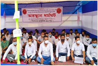 aasu-protests-demanding-solution-of-sivasagar-civil-hospital-problem