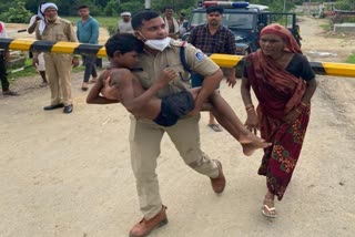 Datia police saved life by playing on life