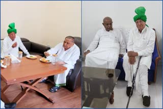 OP Chautala meets Mulayam Singh yadav and HD Deve Gowda